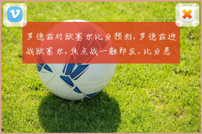 罗德兹对欧塞尔比分预测,罗德兹迎战欧塞尔,焦点战一触即发,比分悬念重重,拭目以待